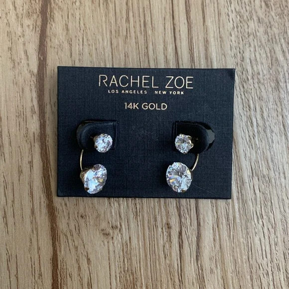 Rachel zoe 14k gold cheap earrings